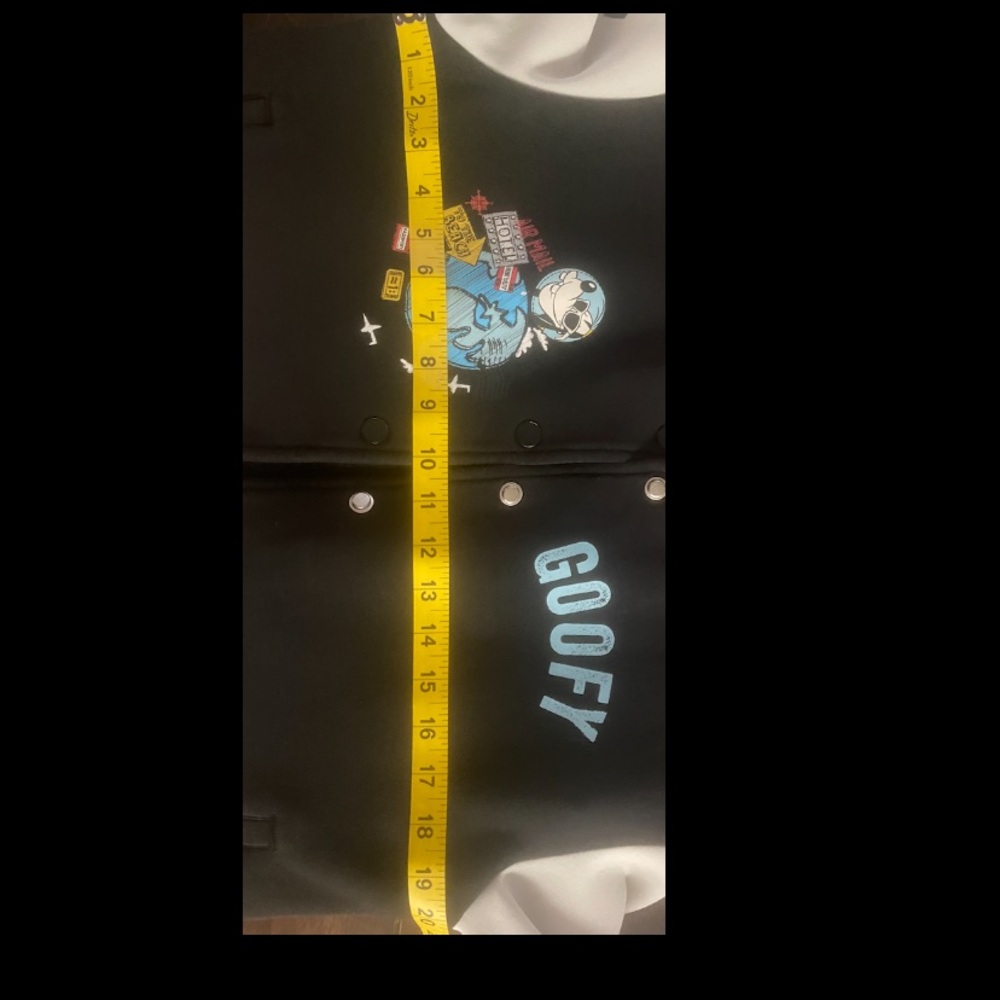 Disney Black and White Goofy Space Patch Varsity Jacket - Picture 11 of 11